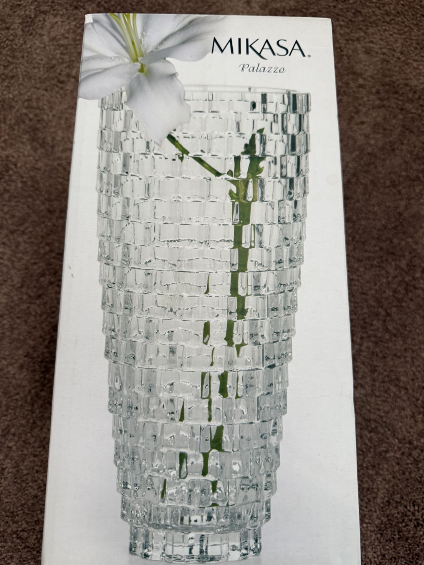 Glass Vase 12” Msrp $58