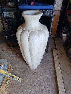 Mediterranean Terracotta Floor Vase