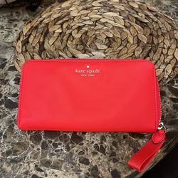 Kate Spade Wallet Tomato Red 