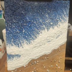 Ocean Waves On Canvas
