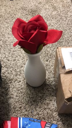Flower plastic vase