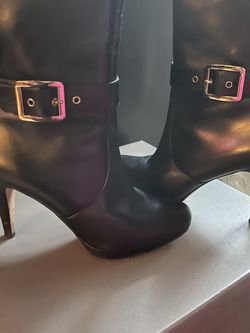 Boots Platform Leather