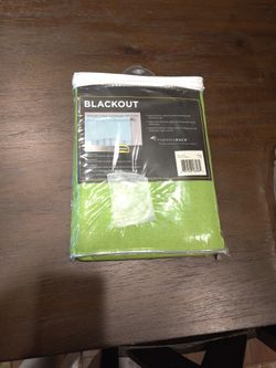 Blackout Curtain 42"x63" Lime Green