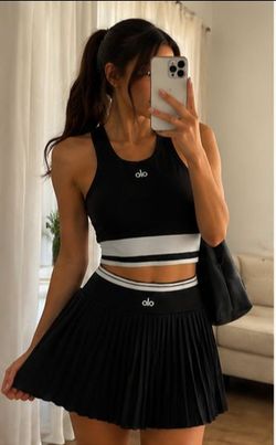 Alo Yoga Skirt & Top Set