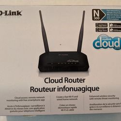 New D-Link Wireless N 300 Cloud App-Enabled Broadband Router DIL-605L