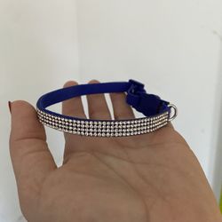 Don’t Forget Fluffy, rhinestone Cat/dog Collars 