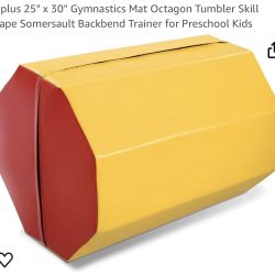 25" x 30" Gymnastics Mat Octagon Tumbler Skill Shape Somersault Backbend Trainer