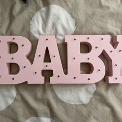 Baby Sign With Light