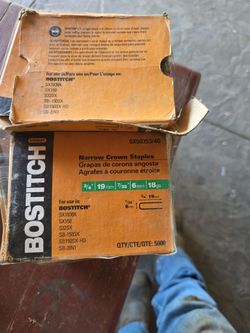 Narrow crown staples  ...