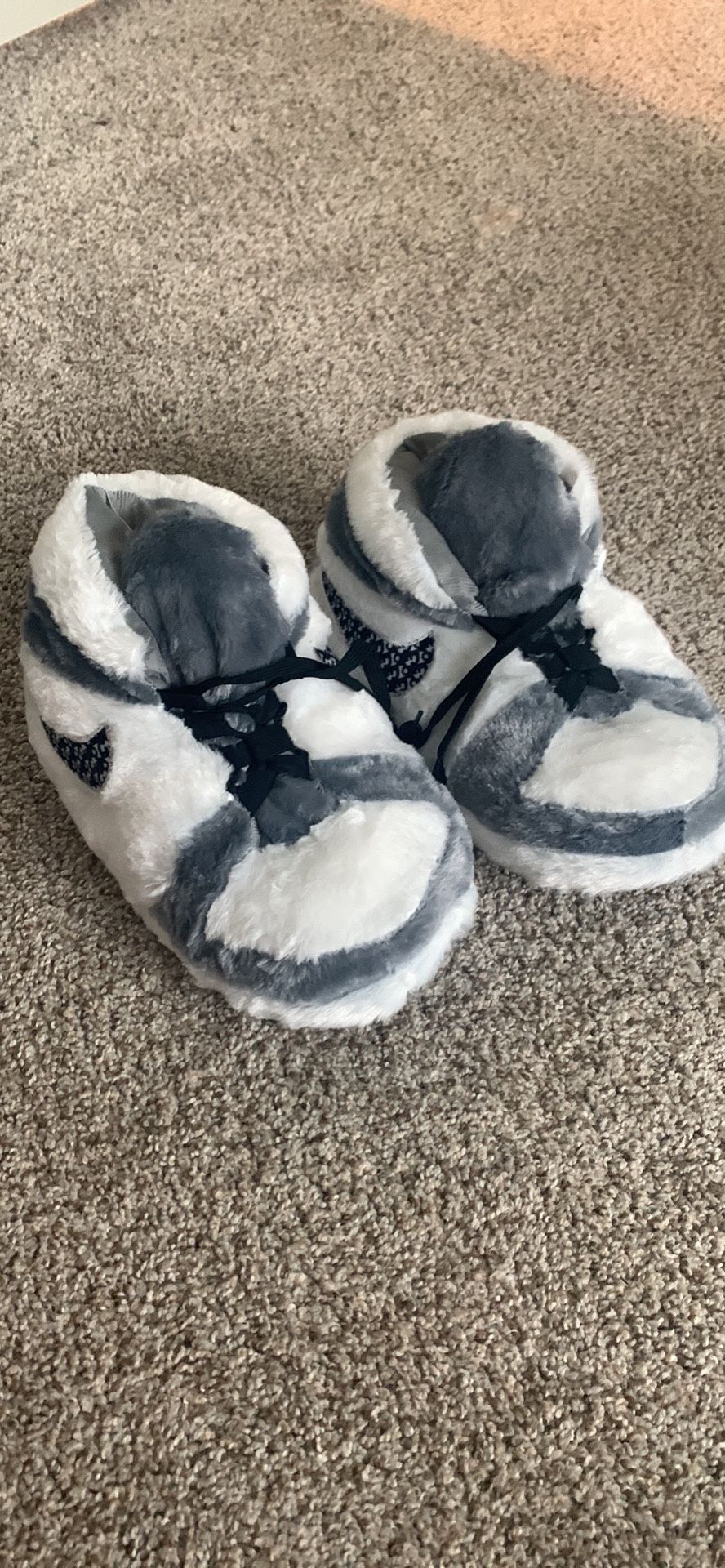 Nike Fuzzy Slippers