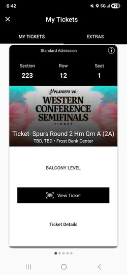 Spurs playoffs tickets rd2