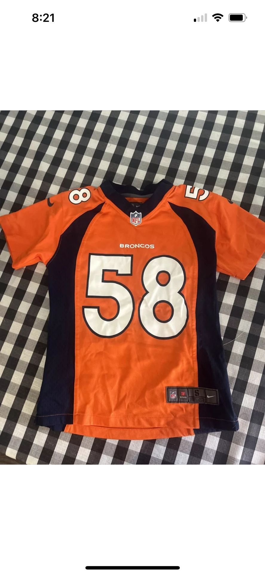 Youth Small Broncos Jersey (miller)