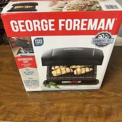 This is a George Foreman 4-Serving Removable Plate Grill and Panini Maker