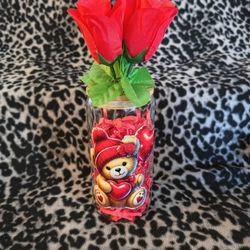 Valentine's Day Cup With Roses