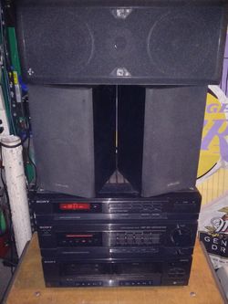Sony Sound HST-201 w/Polk and Infinity Speakers