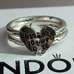 Pandora Stranger Things Authentic Brand New Sterling Silver Friends Don't Lie Splittable Ring Size 7 