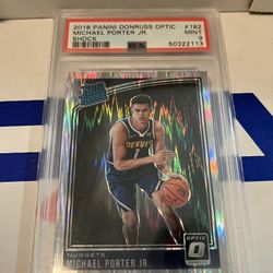 2018-19 Panini Donruss Optic - Rated Rookie Michael Porter Jr. #182 Shock Prizm
