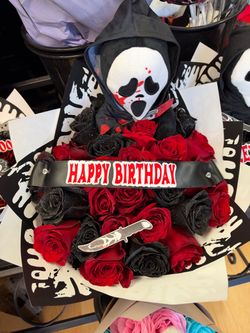 Spooky bouquet ramo Buchon Halloween