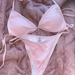 NEW romwe baby pink bikini set size M! 