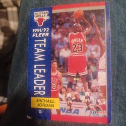 1991=92 Fleer Michael Jordan Card