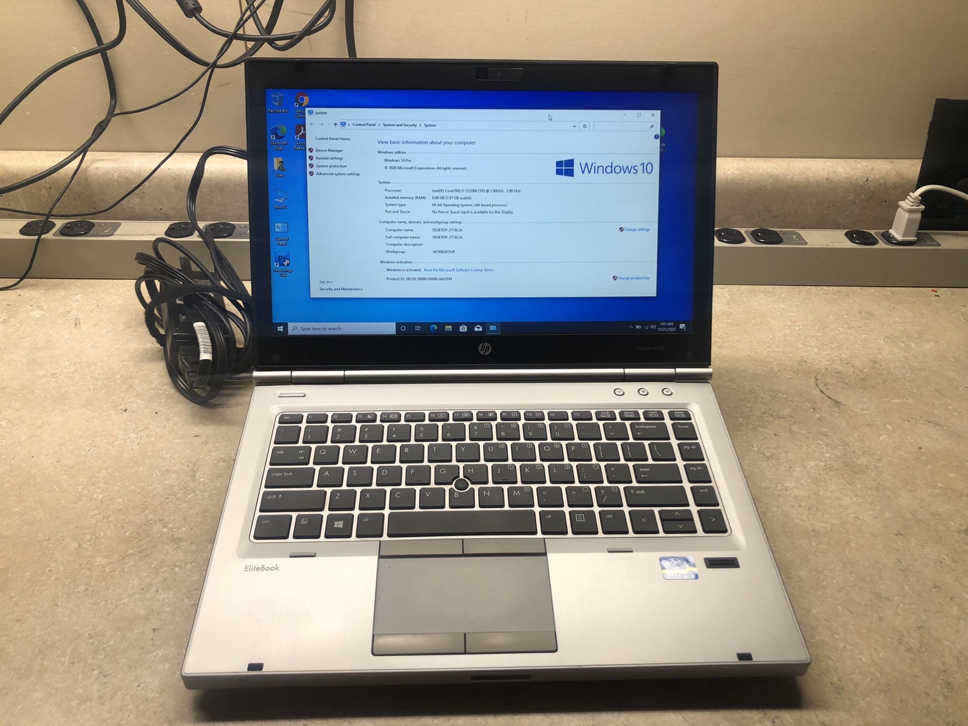 HP Laptop i7 8GB 500GB HDD Windows 10 Pro