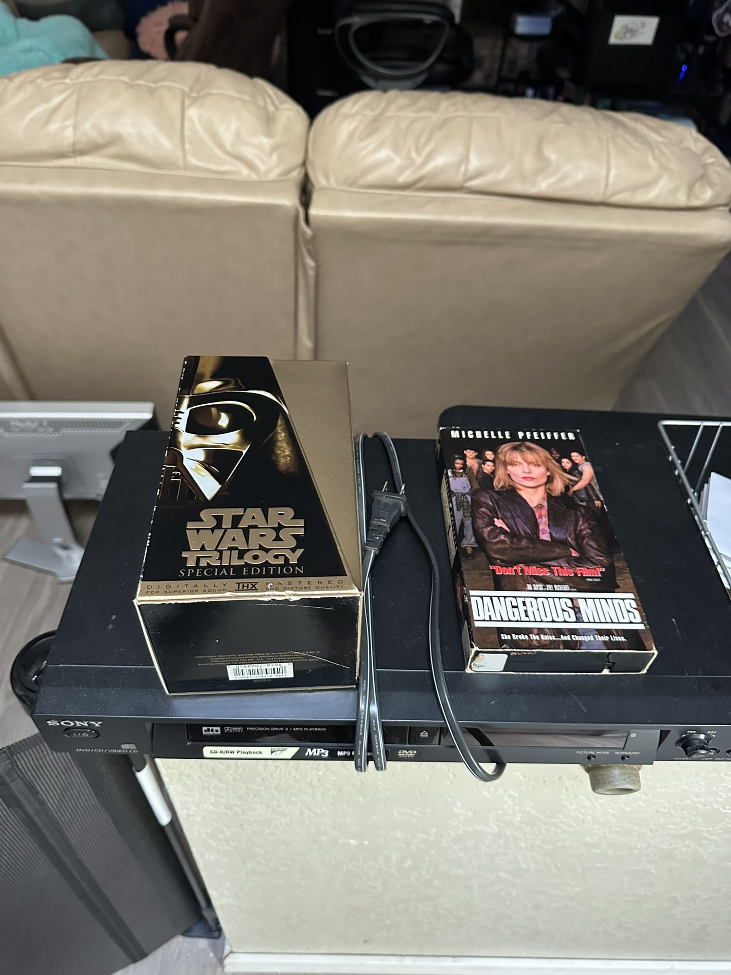 Free VHS and A Great Working DVD Player