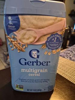 3 - Gerber Multigrain Baby Cereal 16 oz