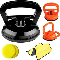 new Dent Puller,3 Pack Car Dent Puller,Suction Cup Dent Puller,Dent Remover Tool and Paintless Dent Repair Kit Handle Lifter for Cars Body,Glass,Mirro