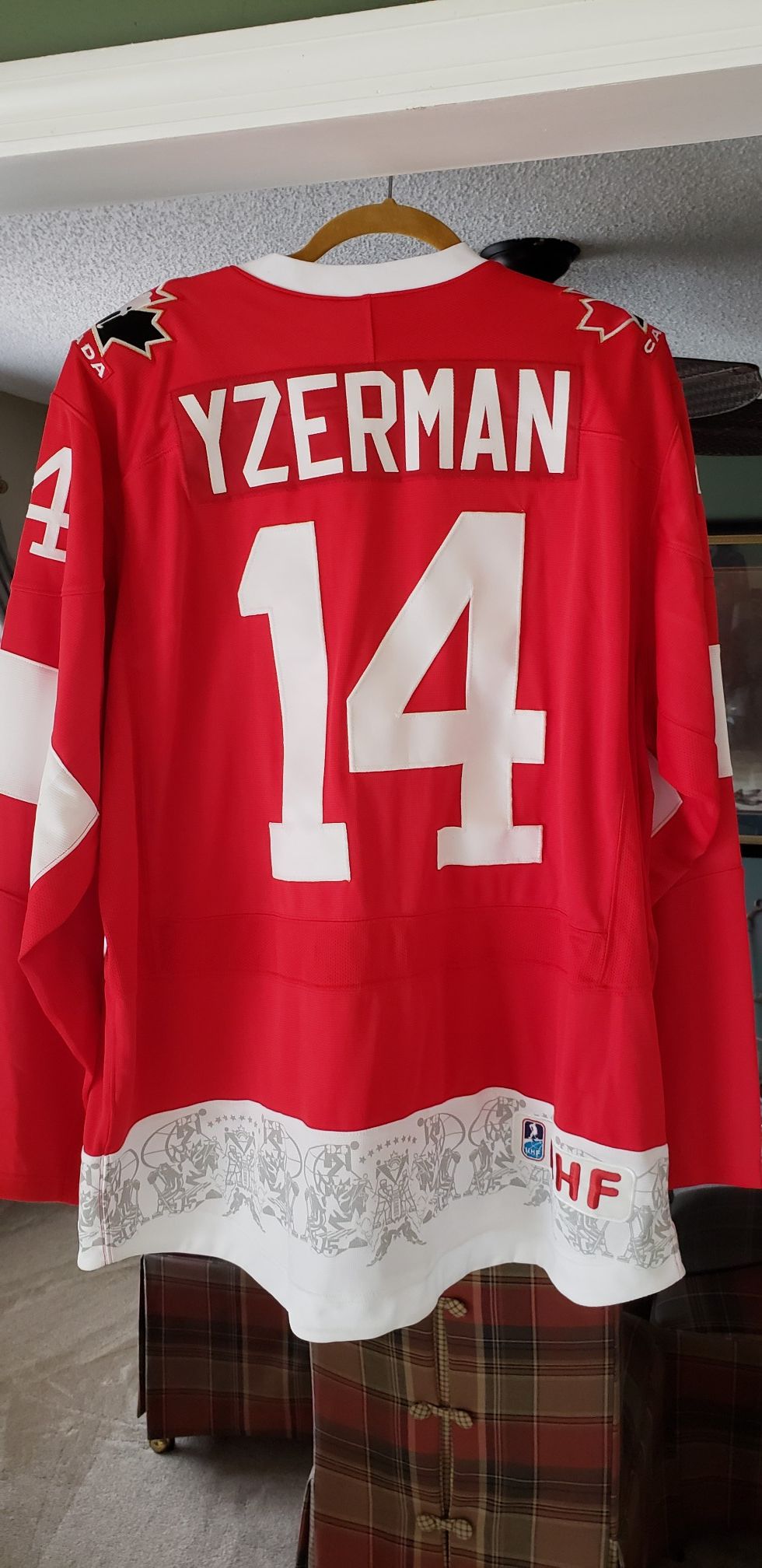 Steve Yzerman Team Canada Hockey Jersey