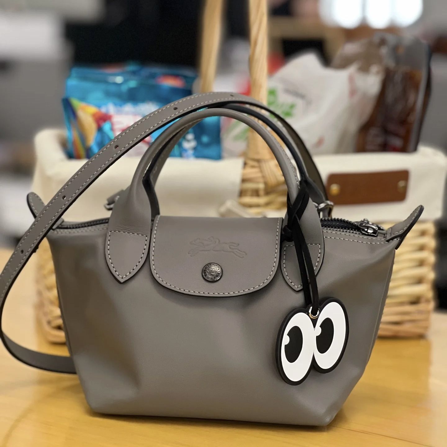 longchamp mini leather crossbody bag