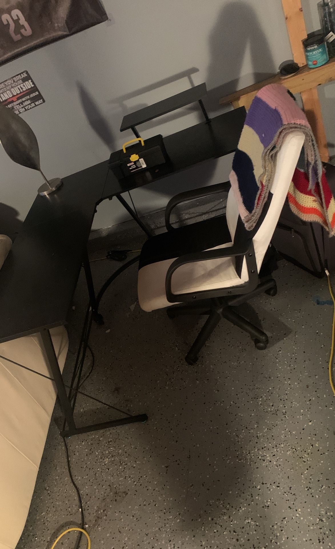 Desk And Gaming Chair