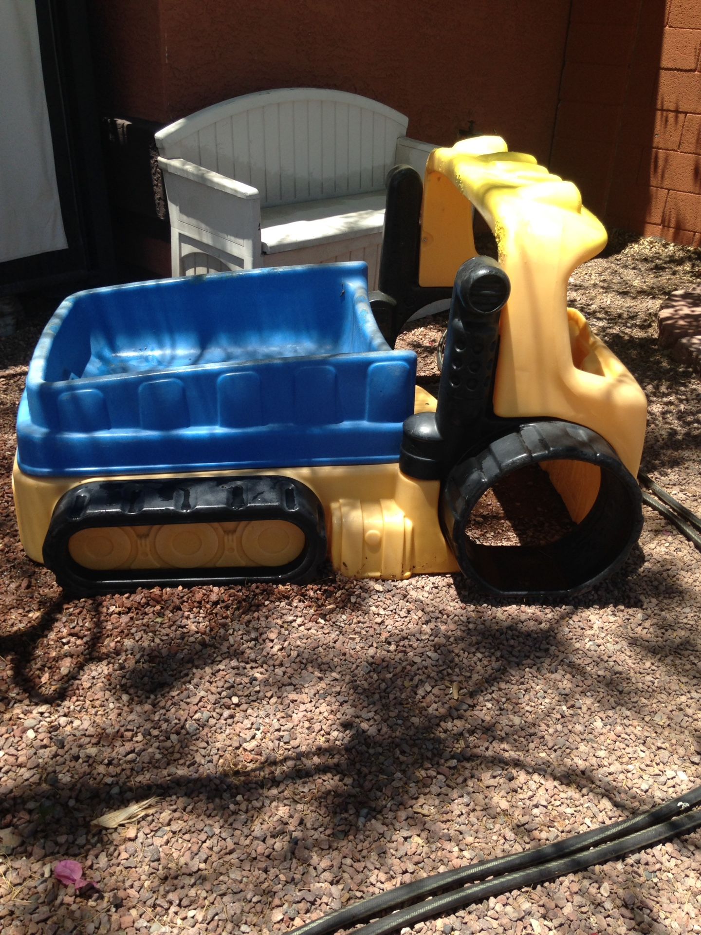 Little tikes dump truck cheap sandbox pool