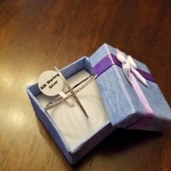 Sterling Silver criss cross ring