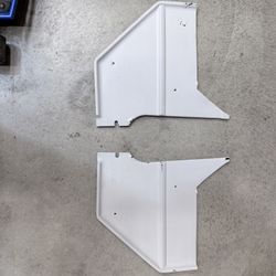 1967–1968 Ford Mustang coupe kick panels. 