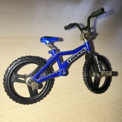 Vintage Tech Deck BMX “Hippo” Mid School Finger Bike Black Mags 90’s Royal Blue