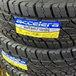 Crossdrive LT265/75R16 A/T 10-ply tires — set of 4