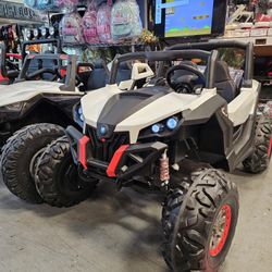 4x4 Remote control leather seats shocks soft tires screen for videos 1 to 6 years kid car vehicle