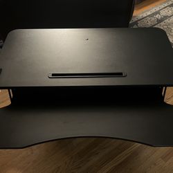 VIVO 32 inch Desk Converter, K Series, Height Adjustable Sit to Stand Riser