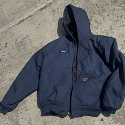 Blue Carhartt Jacket New Size L