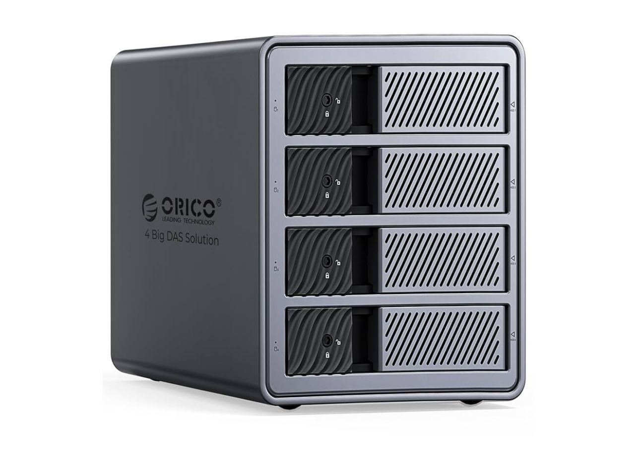 ORICO 4 Bay Raid Hard Drive Enclosure Support 8 RAID Modes for 3.5inch HDD Max up to 88TB