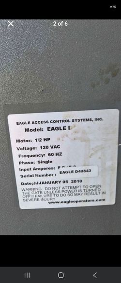 Electric gate opener
