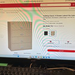 FiREKING 4-drawer Lateral file cabinet
