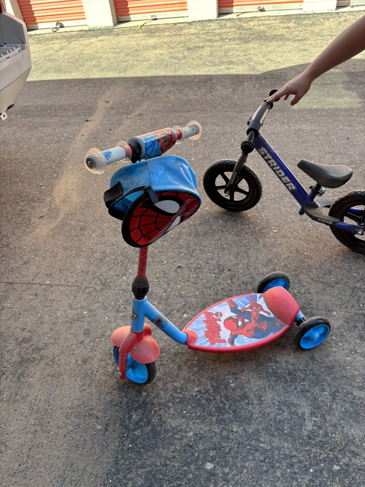 Scooter And Strider Bike $40