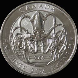 Fine Silver, 2 Ounces Coins  (14 Total)