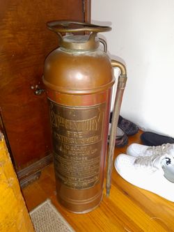 Vintage 20th Century Fire Extinguisher. ( Empty.)