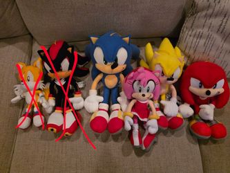 Ge Sonic Plush Lot