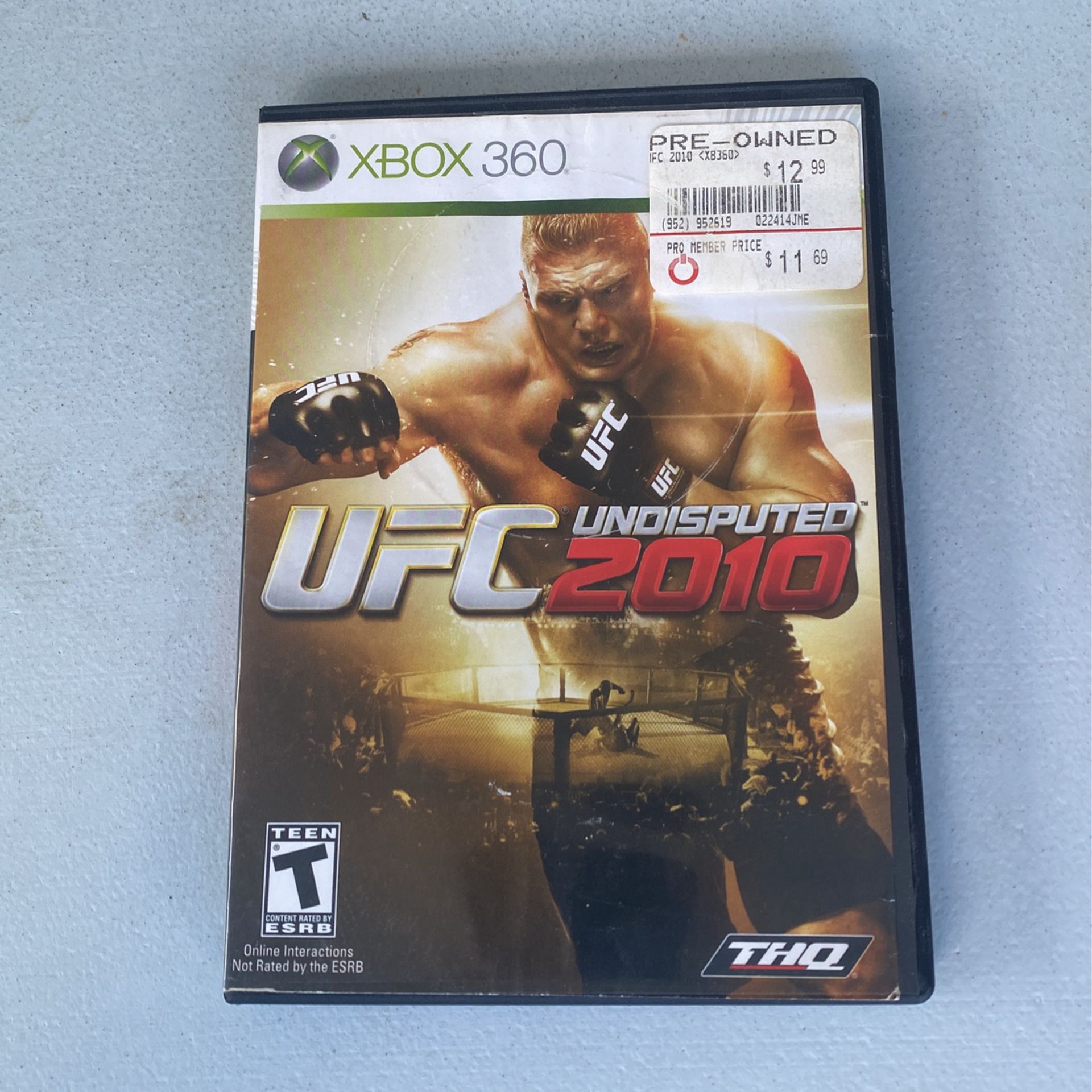 Xbox 360 : UFC Undisputed 2010 VideoGames