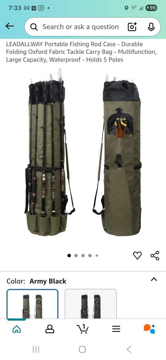 Portable Fishing Rod Case 