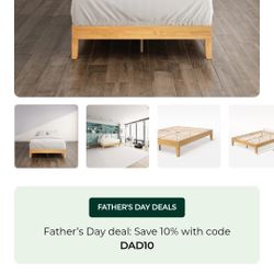 Wood Bedframe New In Box