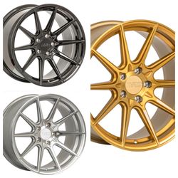 F1R wheels 18” 5x112 5x100 5x114 (only 50 down payment / no credit check)